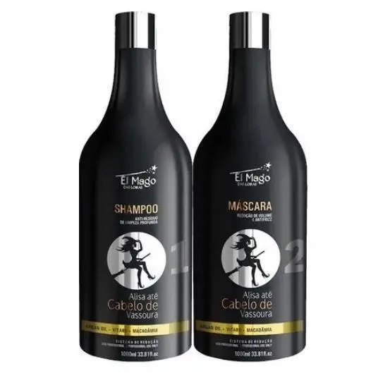 Straighten Up To Broom Hair Smoothing Progressive Kit 2X1l - El Mago Das Loiras 1