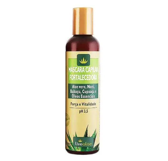 Strengthening Noni Aloe Vera Bbabaçu Cupuaçu Keratin Hair Mask 200Ml - Livealoe 1