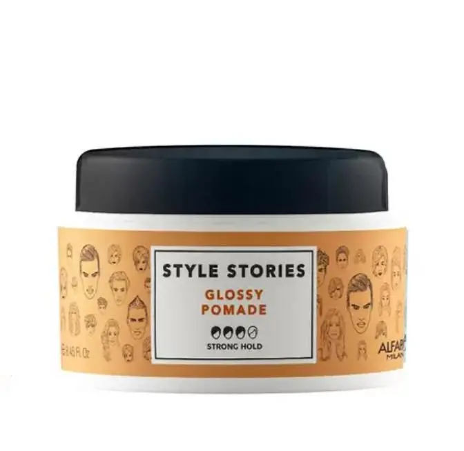 Style Stories Glossy Strong Hold Hair Fixing Ointment 100Ml - Alfaparf Milano 1