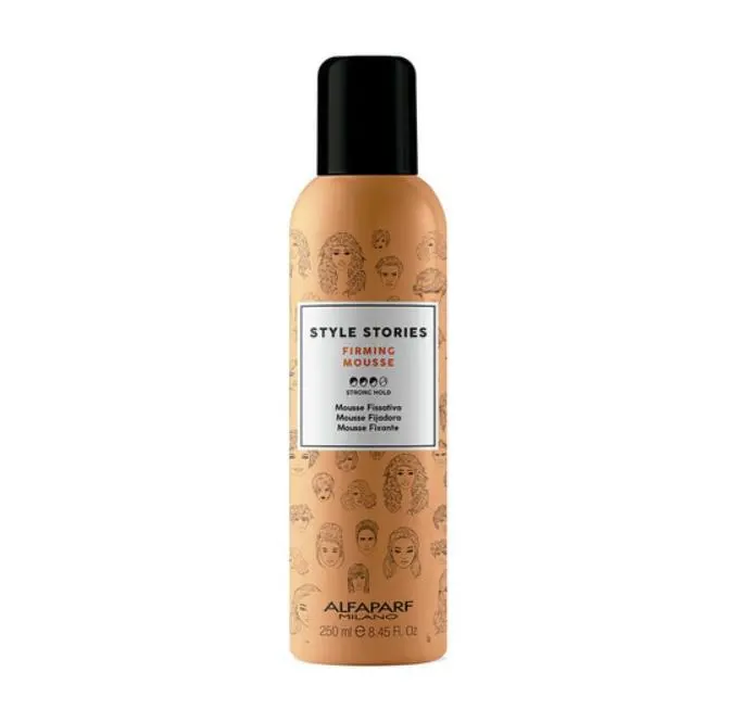 Style Stories Strong Hold Hair Fixing Firming Mousse 250Ml - Alfaparf Milano 1