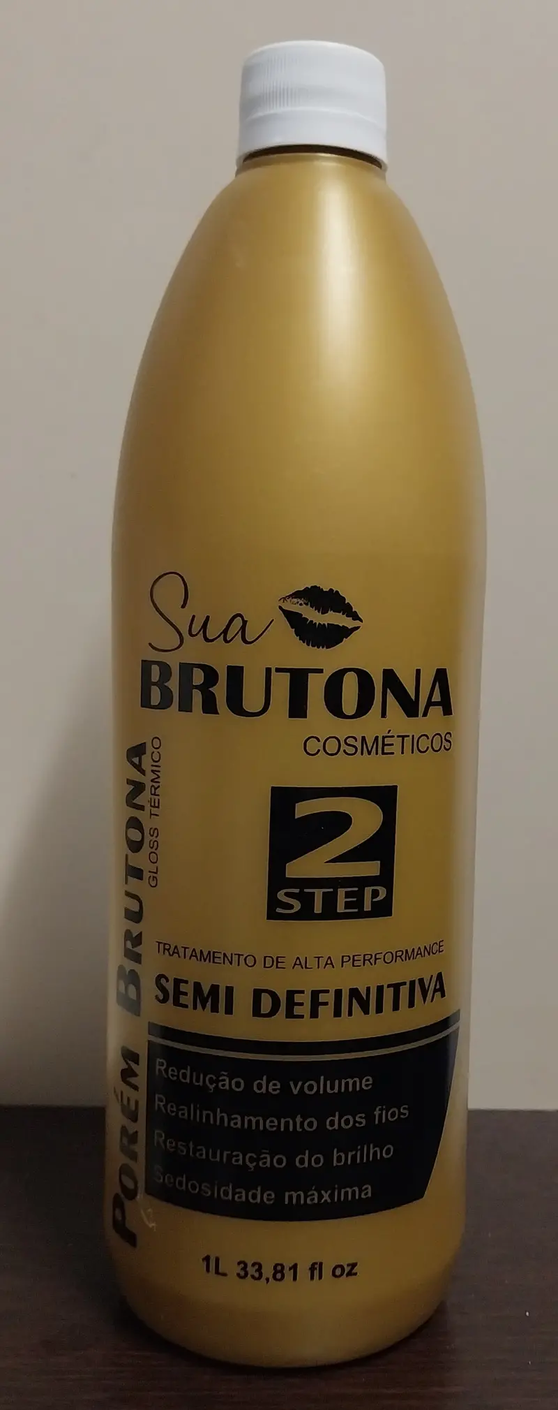 Sua Linda Porem Brutona Progressive Brush Semi Definitive Hair Straightening 1L 1