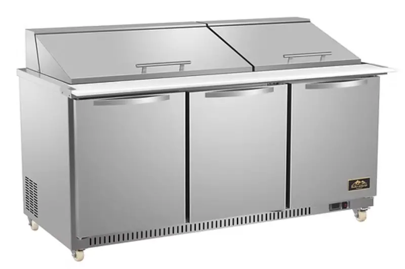 Sub-Equip 72" Salad/Sandwich Prep Table Refrigerator Used For02427 1