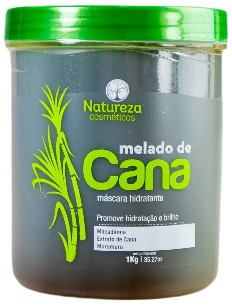 Sugarcane Molasses Hydrating Melado De Cana Treatment Hair Mask 1Kg - Natureza 1