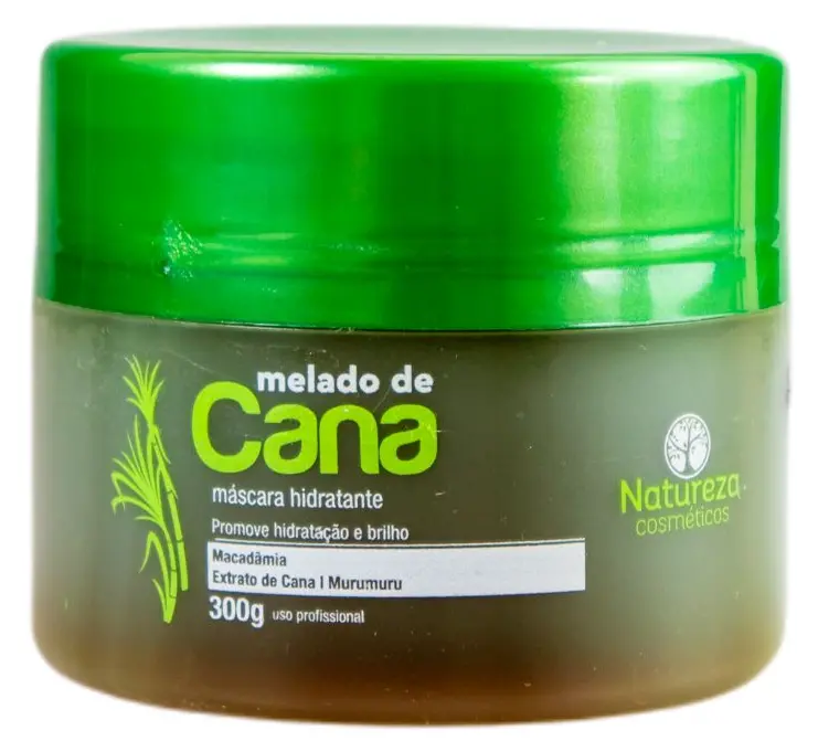 Sugarcane Molasses Hydrating Melado De Cana Treatment Hair Mask 300G - Natureza 1