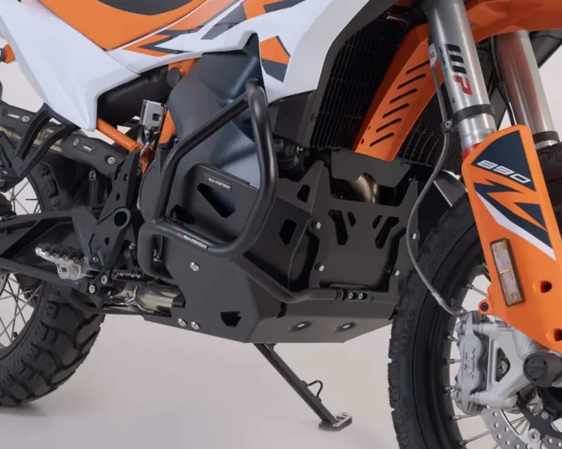 Sump Guard Black For Ktm 890 Adventure -Sw-Motech 1
