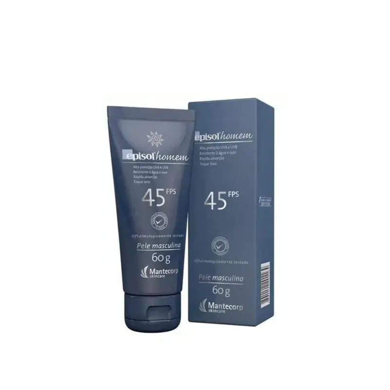 Sunscreen Episol Men 45 Fps Skin Care Protection 60G Mantecorp 1