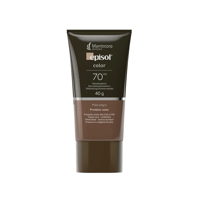 Sunscreen Facial Episol Color Black Lc Fps70 40G - Mantecorp 1