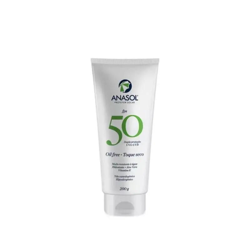 Sunscreen Spf 50 Oil Free Dry Touch Sun Protection Skin Care 200Ml Anasol 1