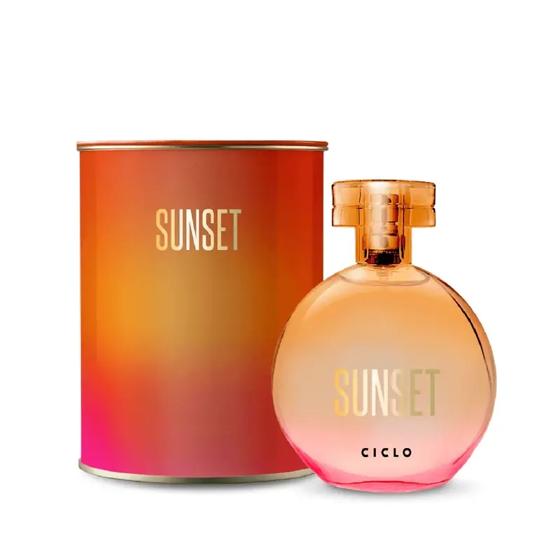 Sunset Deo Cologne Floral Citrus Body Fragance Perfume 100Ml Ciclo 1