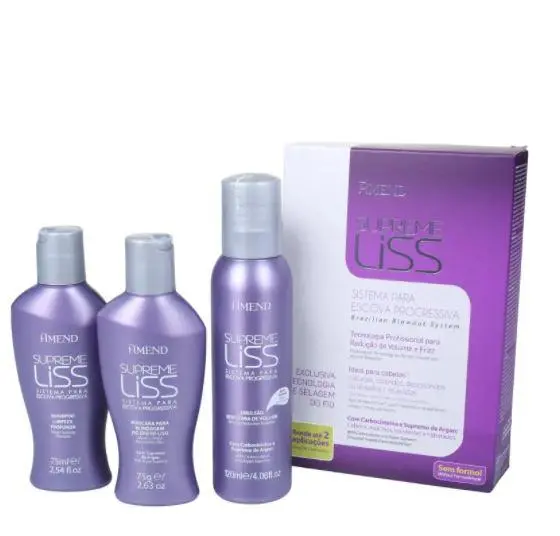 Supreme Liss Carbocysteine Argan Supreme Progressive Kit 3 Products - Amend 1
