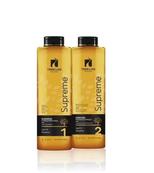 Supreme Progressive Brush With Special Oils Kit 2X1l - Tree Liss 1