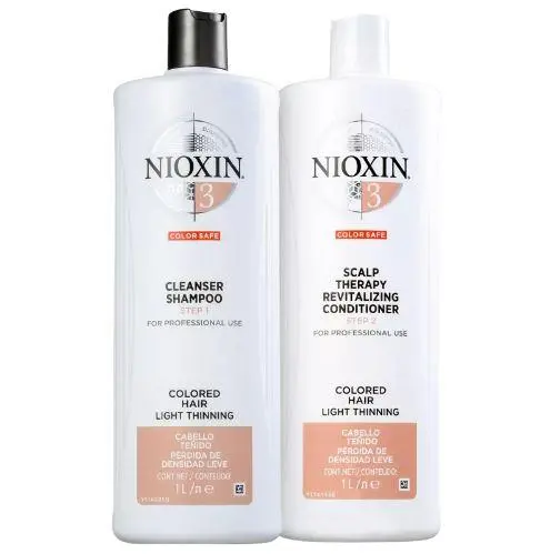 System 3 Light Tuning Colored Hair Bioamp Pro-Color Kit 2X1000ml - Nioxin 1