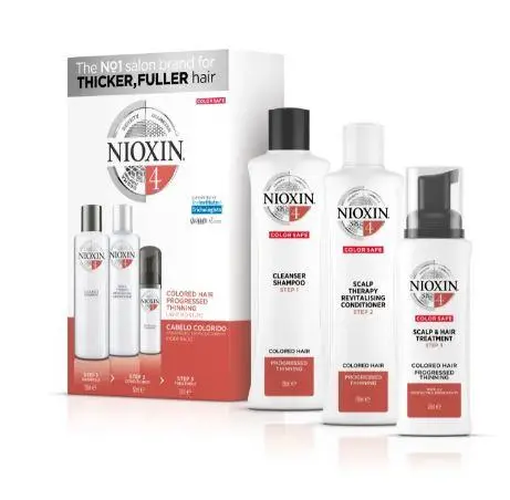 System 4 Scalp Natural Hair Thicker Fuller Advanced Tuning 3 Products - Nioxin 1