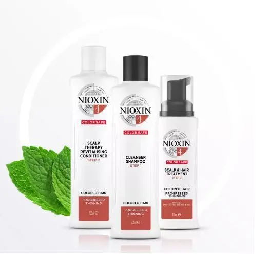 System 4 Thicker Fuller Natural Hair Advanced Tuning Kit 3 Products - Nioxin 1