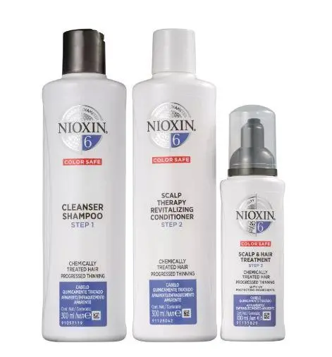 System 6 Thicker Fuller Chemically Treated Advanced Tuning Kit 3 Prod. - Nioxin 1
