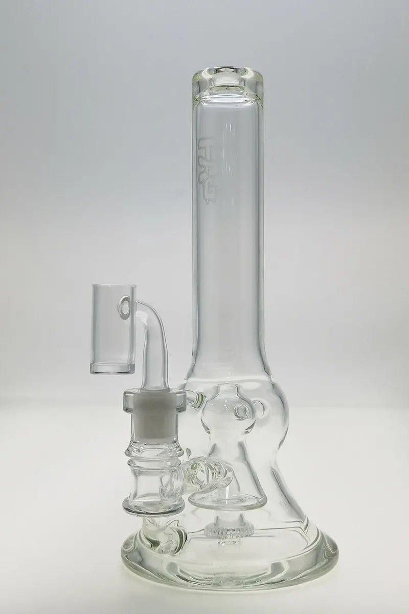Tag - 10" Interior Pyramid Ball Beaker Bong W/ Bellow Base 38X4mm (14Mm Female) 1