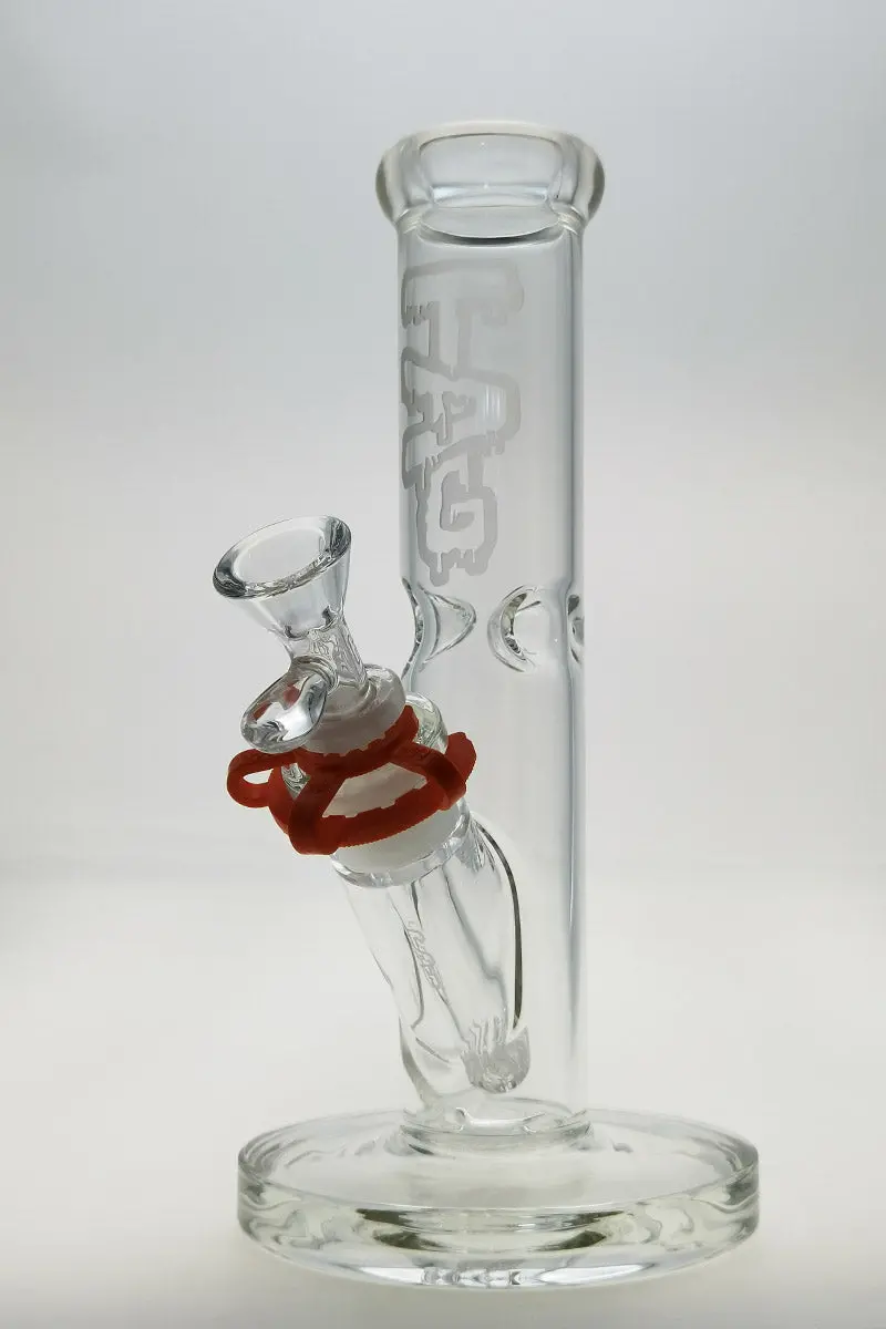 Tag - 10" Straight Tube Bong 44X4mm - 18/14Mm Downstem (3.00") 1
