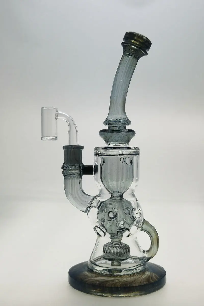 Tag - 12" Faberge Egg Klein Incycler (Recycler) Dab Rig (14Mm Female) 1