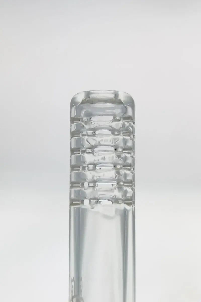 Tag - 14/10Mm 6 Row X 2 (36 Hole) Open End Gridded Super Slit Bong Downstem 4