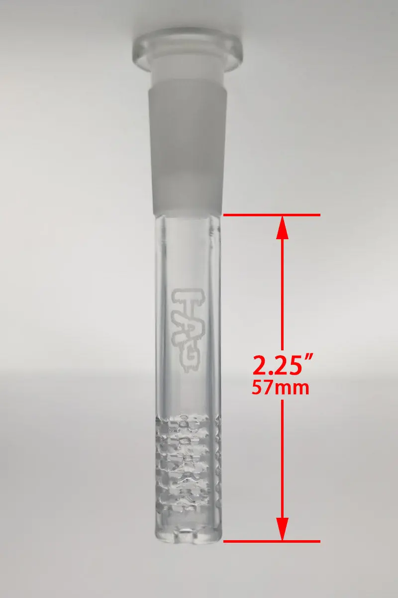 Tag - 14/10Mm 6 Row X 2 (36 Hole) Open End Gridded Super Slit Bong Downstem 4