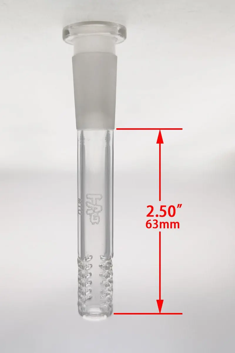 Tag - 14/10Mm 6 Row X 2 (36 Hole) Open End Gridded Super Slit Bong Downstem 8