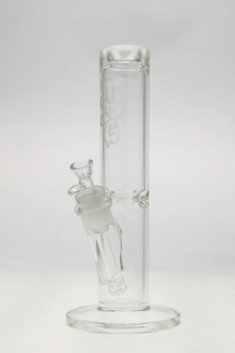 Tag - 14" Straight Tube Bong 65X7mm - 28/18Mm Downstem (4.00") 1