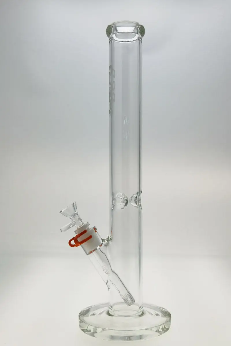 Tag - 18" Straight Tube Bong 50X5mm - 18/14Mm Downstem (4.00") 1