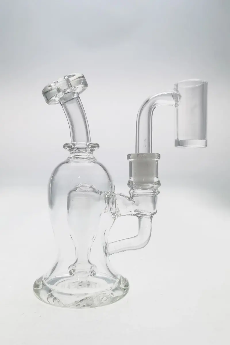 Tag - 5" 6-Hole Ufo Micro Ball Rig Dab Rig With Bellow Base  (10Mm Female) 1