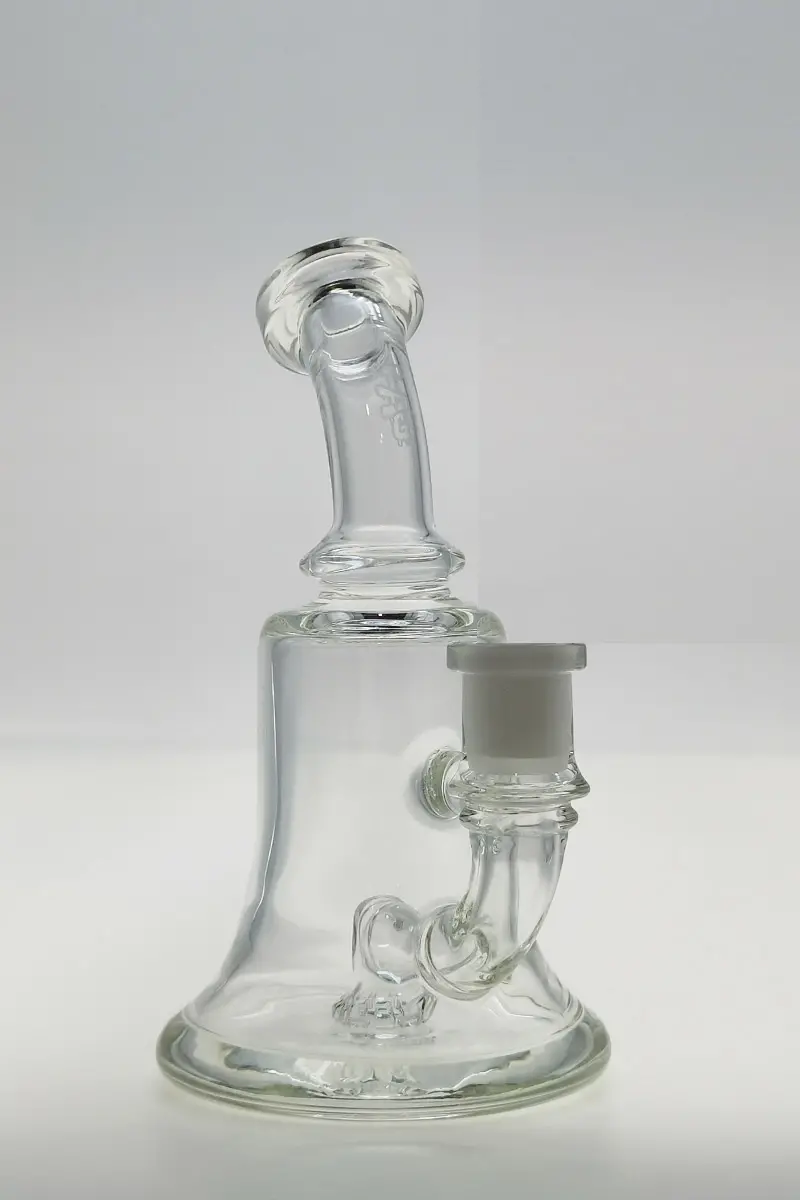 Tag - 6.5" Bent Neck Micro Bellow Ufo Dab Rig W/ Bellow Base 50X5mm (14Mm Female) 1