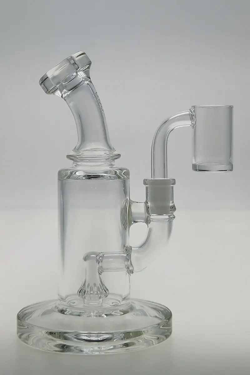 Tag - 6" Bent Neck Micro Bellow Ufo Dab Rig 44X4mm (10Mm Female) 1