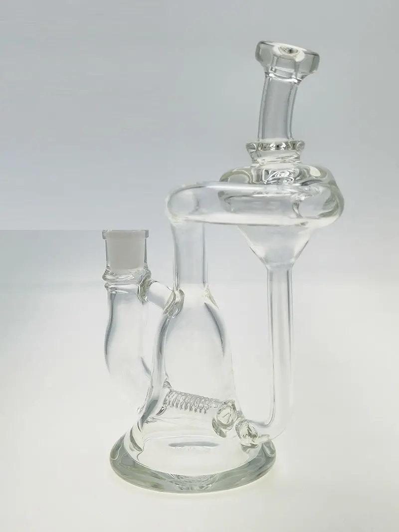 Tag - 8.25" Multiplying Inline Bellow Base Recycler Dab Rig 50X9mm (14Mm Female) 1