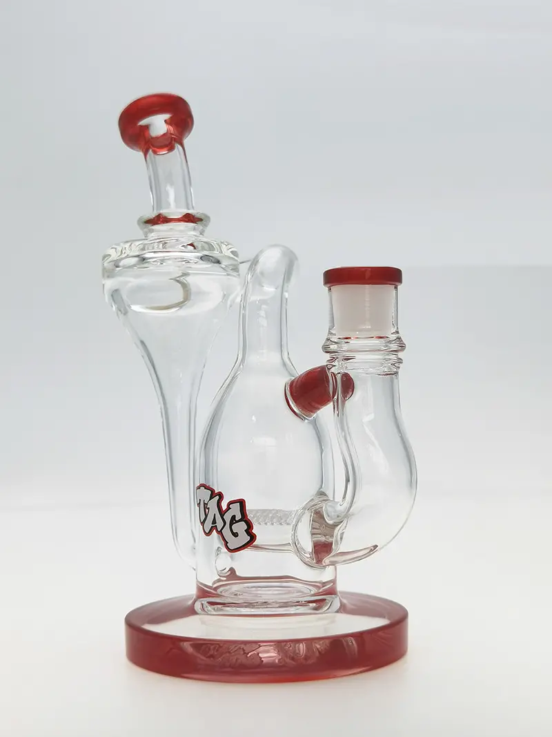 Tag - 8" Gridded Inline Recycler 50X5mm (14Mm Female) 3