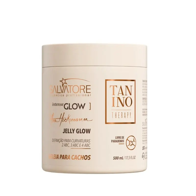 Tanino Glow Curly Hair Jelly Thermal Protection Finisher 500Ml Salvatore 1
