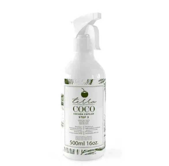Terra Coco Coconut Hair Serum Spray Recovery Treatment 500Ml - Ybera Paris 1