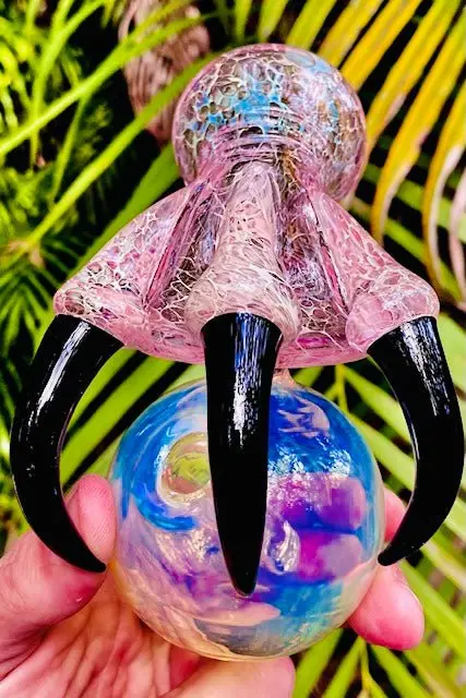 The Glass Cure - 5.25" Dragon Claw Bubbler (10Mm Female) (270G) 1