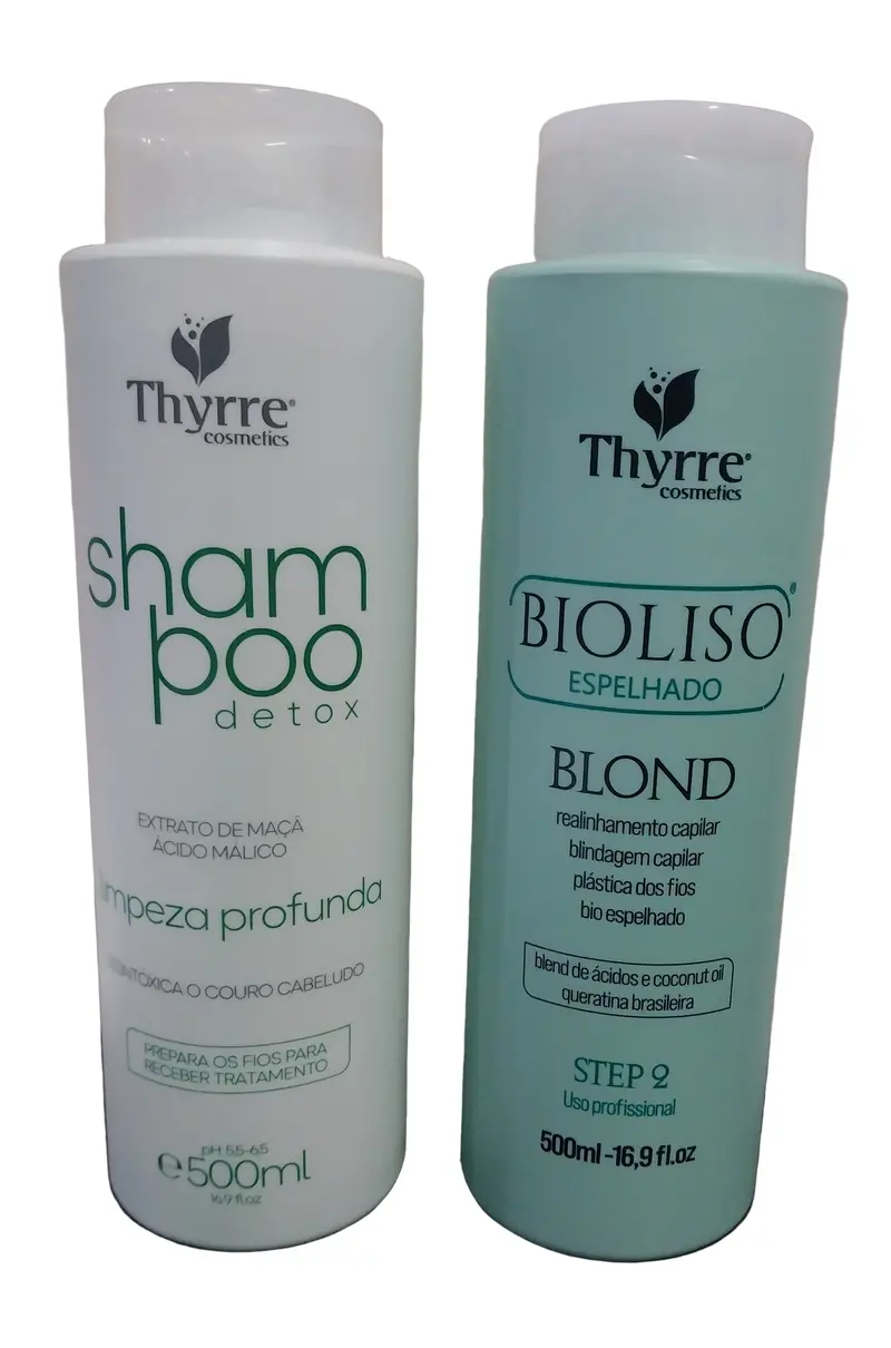 Thyrre Bioliso Organic Sealing Kit 2X 500Ml / 2X 16.9 Fl Oz 1