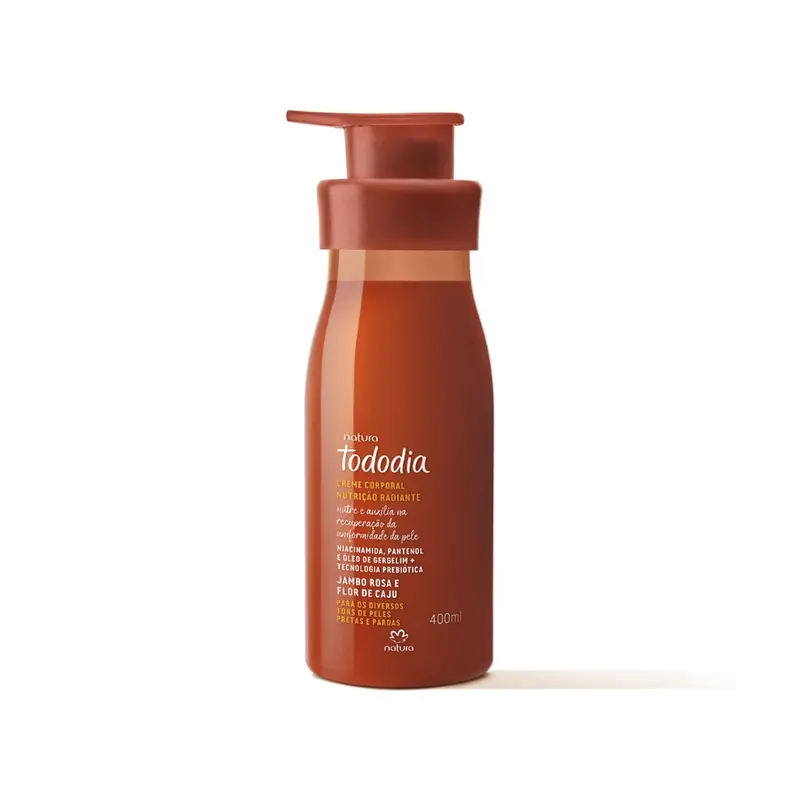 Todo Ddia Nutrition Deodorant Cream Rosehip And Cashew Flower 400Ml Natura 1