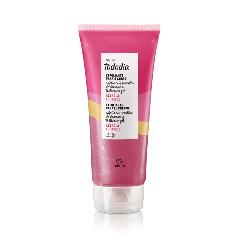 Todo Dia Acerola And Hibiscus Body Scrub 190G Natura Daily Skin Care 1