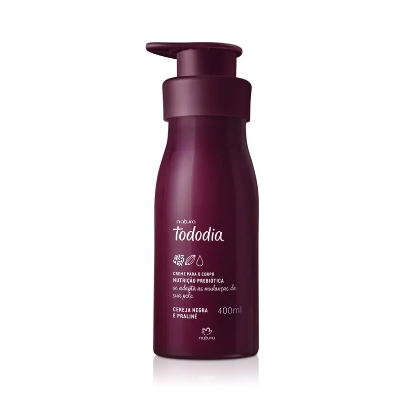Todo Dia Nourishing Body Deodorant Cream Black Cherry Praline 400Ml Natura 1