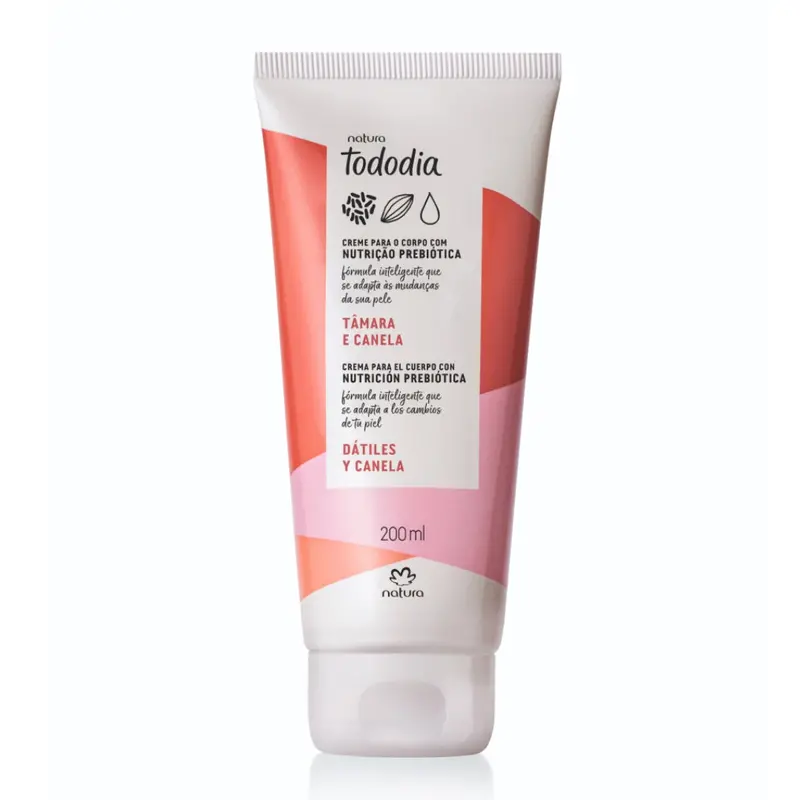 Todo Dia Tamara Cinnamon Nourishing Body Deodorant Cream 200Ml Natura 1