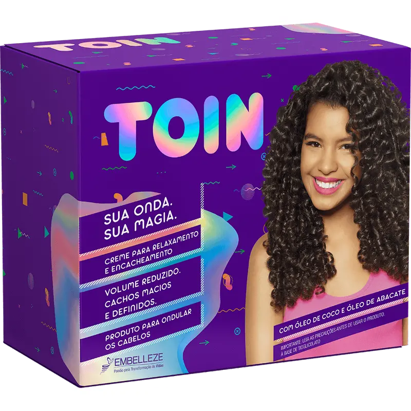 Toin Hair Relaxer Cream Toin Kit 1