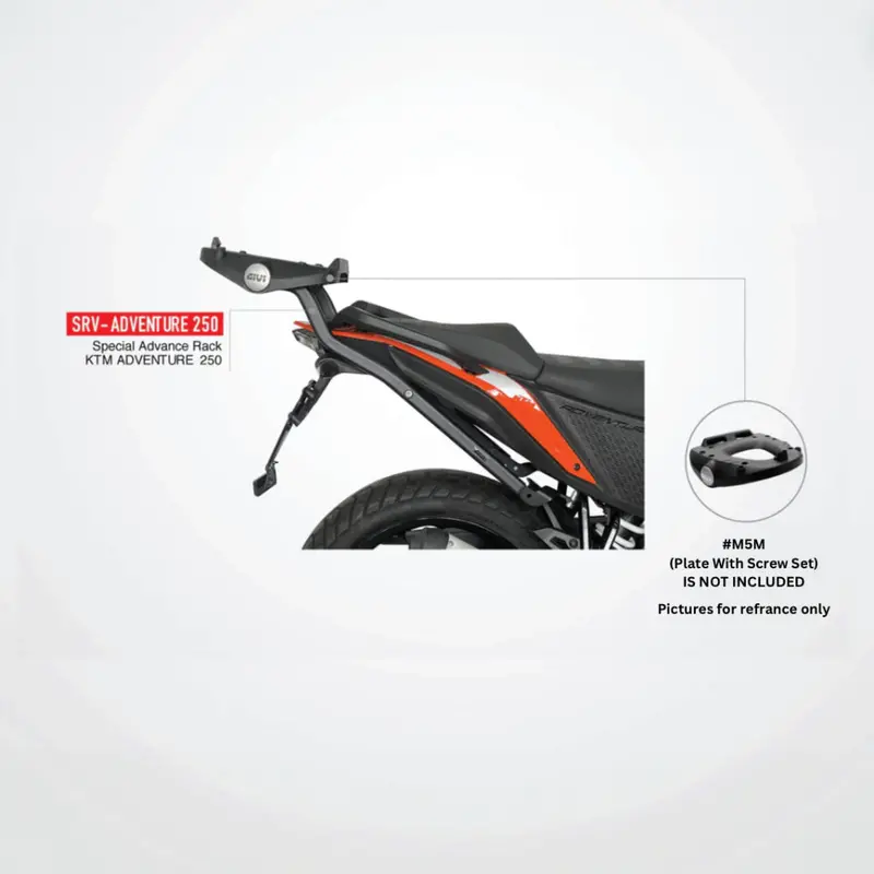 Top Rack Ktm Adventure 250/390- Givi 1