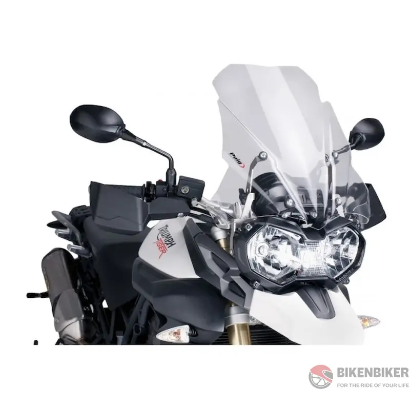 Touring Windscreen For Triumph Tiger 800 / Xc / Xca / Xcx / Xr / Xrt / Xrx (2011-17) - Puig 1