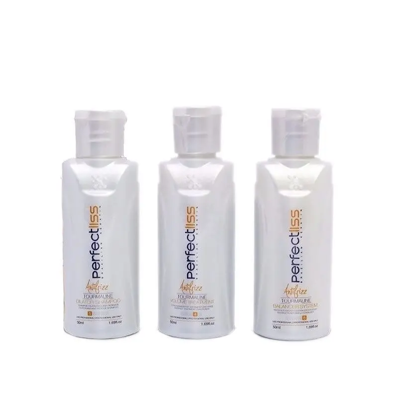 Tourmaline Straightening Anti Frizz Treatment Mini Kit 3X100ml - Perfect Liss 1