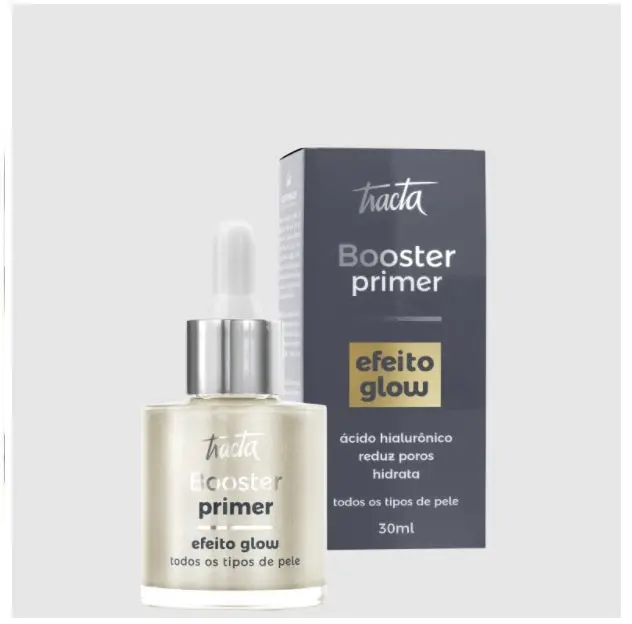 Tracta Booster Glow Primer Silver Hyaluronic Acid 30Ml Illuminator Hydration 1