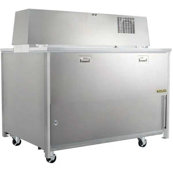 Traulsen 34" Single Sided School Milk Cooler With 4" Casters Rmc34s4 1