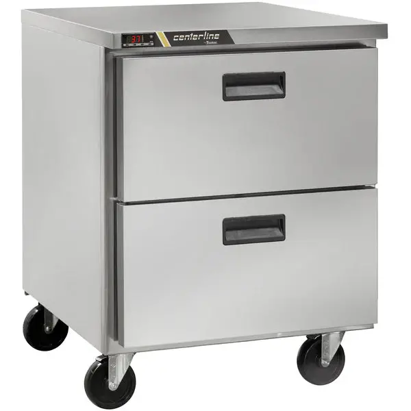 Traulsen Centerline Single Door 27" Refrigerated Work Table Various Sizes Cluc-27R 3