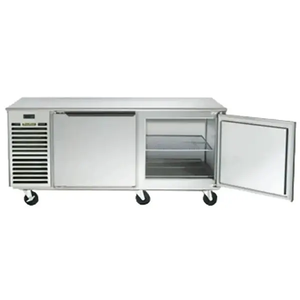 Traulsen Double Door 72" Side Mounted Refrigerated Work Table Tu072ht 1