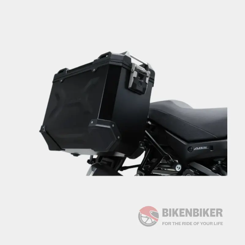 Trax Adv Aluminum Pannier System (Black) For Suzuki V-Strom 650  - Sw-Motech 1