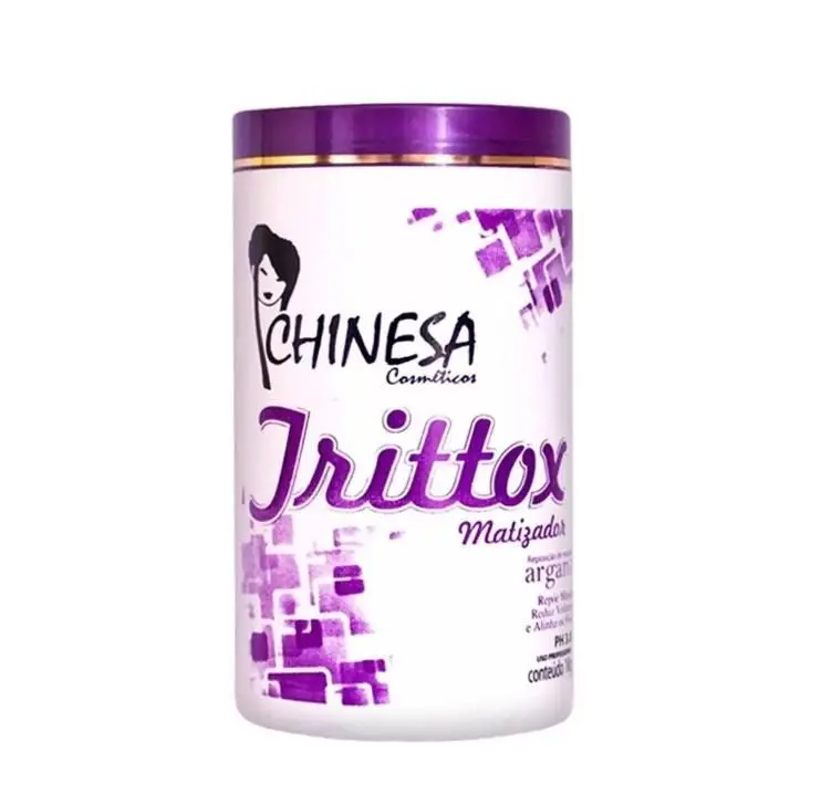 Trittox Tinting Argan Oil Anti Frivolume Reducer Mask 1Kg - Chinesa Cosmetics 1